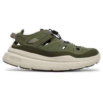 Keen WK450 Synthetic Textile Mens Casual Sandals - Martini Olive Plaza Taupe - Size:UK 10.5