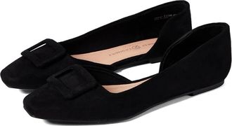 Chinese Laundry Chinese Laundry Raelynn Flat Womens Black Suede Square Toe Ballet HTAT1794
