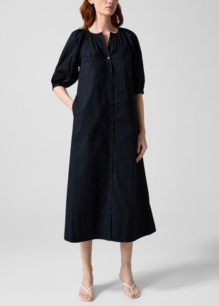 Staud Womens Vincent puff-sleeve maxi dress