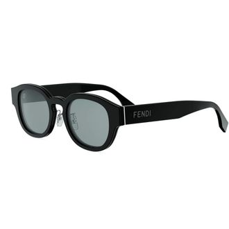 Fendi Smoke Square Mens Sunglasses FE40182F 01A 52