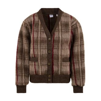 Aspesi Tartan-Effect Cardigan