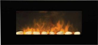 Chemin'Arte Cheminarte - Chimenea El&eacute;ctrica 2000w Con Mando A Distancia - Volcano Xxl