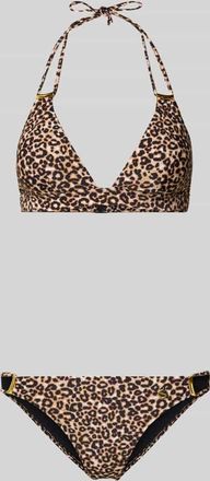 Lascana Triangel-Bikini mit Allover-Animal-Print Modell Mayumi in Mittelbraun, Gr&ouml;&szlig;e 36AB