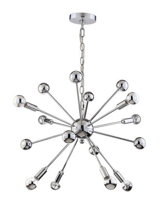 Jonathan Y Designs Jonathan Y Glenn 8-Light 22.5In Metal Sputnik-Style Led Chandelier