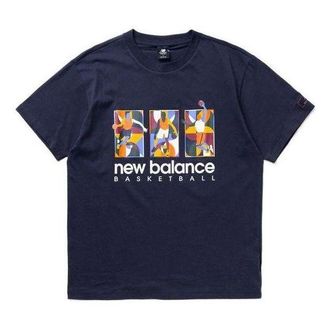 New Balance Hoops Classic Court Short Sleeve T-shirt Eclipse MT23587-ECL