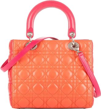 Dior Borsa tote trapuntata - Arancione