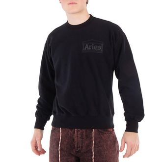 Aries Logo Jacquard Cotton Sweatshirt