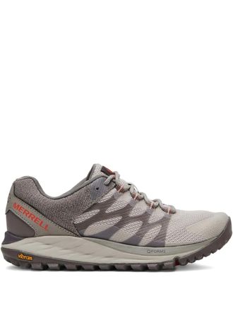 Merrell qform2 mesh trainers - men - Mesh/Rubber/Polyurethane/Mesh/Calf Leather - 7.5 - Grey