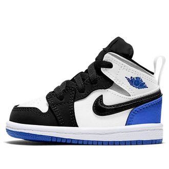 Air Jordan (TD) Air Jordan 1 Mid SE Royal Black Toe BQ6933-102