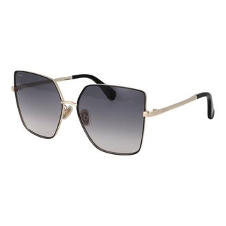 Max Mara Black Metal Womens Sunglasses