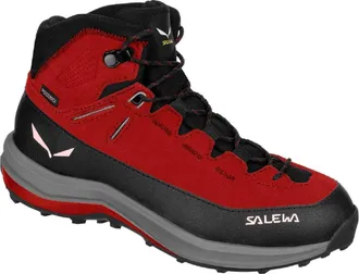 Salewa Mountain Trainer 2 Powertex Mid Hiking Boots Red 10 Kids