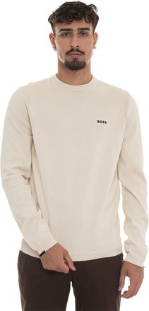 BOSS Maglia girocollo K-EVER-X-CN Panna BOSS Uomo