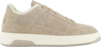 Nubikk Teddy Basket Sneakers - Dames - Sneakers - Grijs - 38 EU - Leer - Schoenen