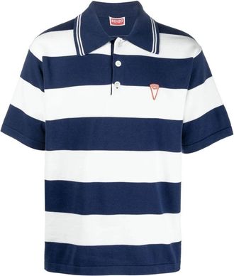 Kenzo Gestreept poloshirt - Heren - Polos - Veelkleurig - S - Katoen - Tops
