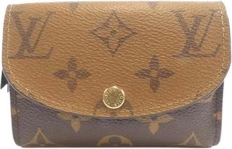 Louis Vuitton Pre-owned Bags, female, Brown, Size: ONE SIZE Pre-owned Canvas Wallet