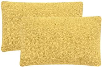 Safavieh Set Of 2 Soleil Solid Pillow