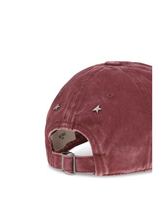 Golden Goose GUP02837P002734 Embroidered Logo Baseball Cap - Red