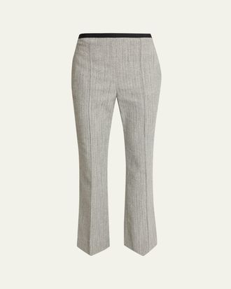 Proenza Schouler Lorenza Static Suiting Flare Pants
