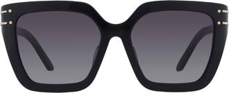 Dior DIORSIGNATURE S11F Smoke Gradient Square Ladies Sunglasses CD40171F 01B 55