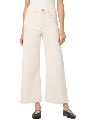 Joe's Ecru Wide Leg Ankle Jean