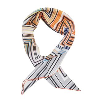 Missoni Foulard in Seta con Logo Stampato - - Accessories - Donna - Multicolore - ONE SIZE