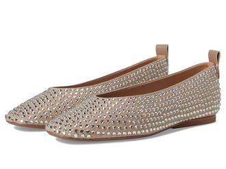 Naturalizer 27 EDIT Carla Womens Flat Shoes Warm Taupe Twill : 8.5 M (B), Synthetic