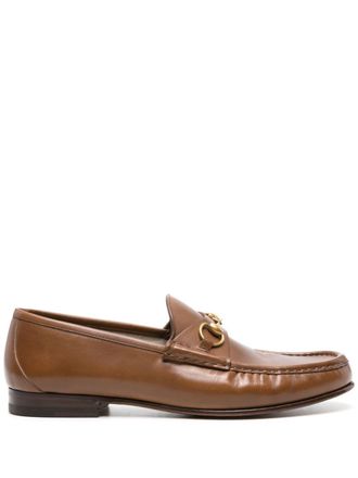 Gucci Horsebit 1953 leather loafers - Brown