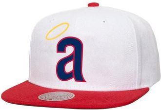 Mitchell & Ness Mens Mitchell & Ness White California Angels Cooperstown Collection Basic Flip Snapback Hat at Nordstrom
