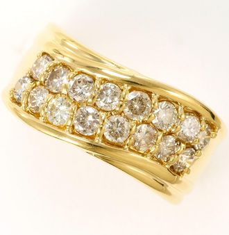 C&A Yellow Gold Yellow Gold (18K) Band Ring (Pre-Owned)