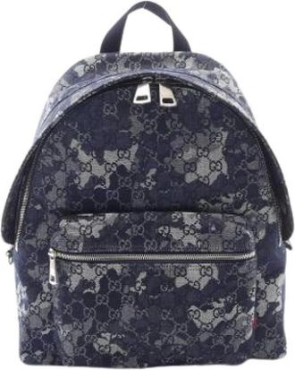 Gucci unisex, Pre-owned, Blauw, Maat: ONE Size Denim