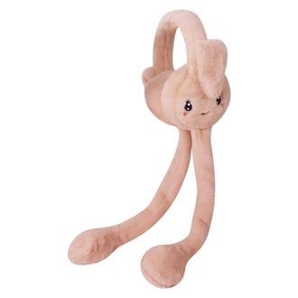 Generic Momolaa Unisex Ear Moving Bunny Ear Cute Rabbit Ear Warmers Winters/Outdoor Plush Ear Up Headbands Earmuffs for Women Girls 4_Khaki