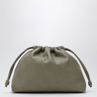 Frankie Shop Morgan small faux leather pouch in sage