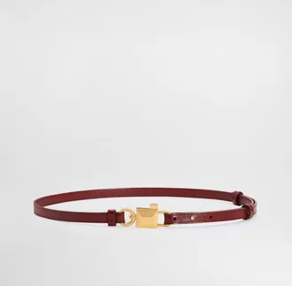 Dolce & Gabbana Calfskin Belt - Woman Belts Red 100