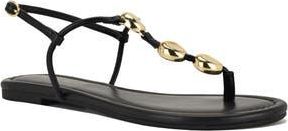 Nine West Bello Slingback Thong Sandal in Black at Nordstrom Rack, Size 7.5