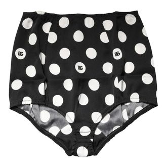Dolce & Gabbana Bottoms, female, Black, Size: S High Waist Girdle Panty