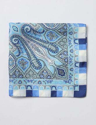 Etro Fazzoletto da taschino Paisley Etro in seta stampata con motivo floreale