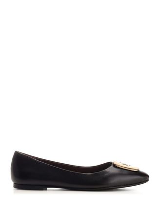 Tory Burch Georgia Leather Ballet Flats