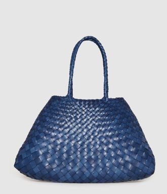 Dragon Diffusion Sac Santa Croce Big Cuir Navy