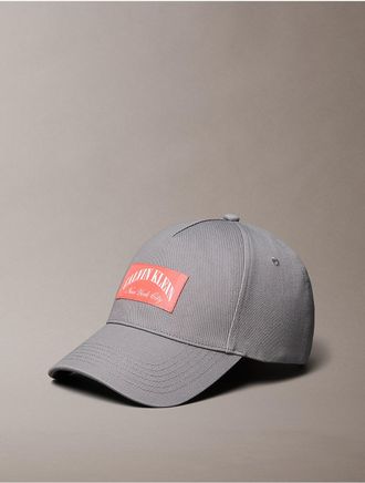 Calvin Klein Mens Heritage Classic Baseball Cap - Grey