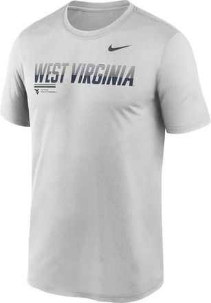 Nike West Virginia Sideline Legend Nike Mens Dri-FIT College T-Shirt in Grey | 02TI0BBWVN-7SB