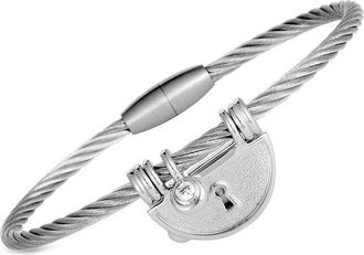 Charriol Silver Zircon Bracelet