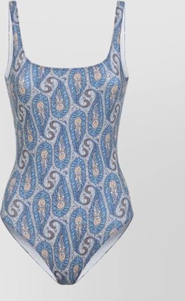 Etro paisley scoop neck sleeveless one piece