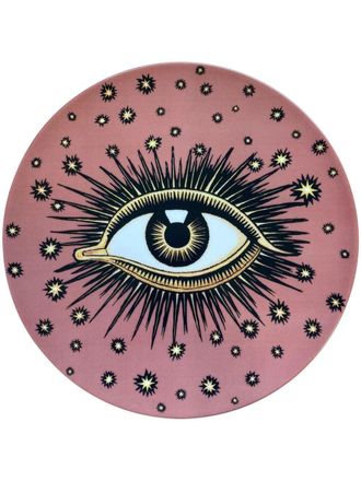 Les-Ottomans Eye porcelain dinner plate (27cm) - Pink