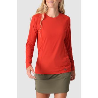 Outdoor Research Echo Performance Long Sleeve T-Shirt in Cardinal at Nordstrom, Size Xx-Small
