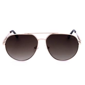 Guess Brown Gradient Pilot Ladies Sunglasses GF6195 32F 56