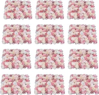 OEM Flores Artificiales, Paquete De 12, Dise&ntilde;o Realista, Multicolor