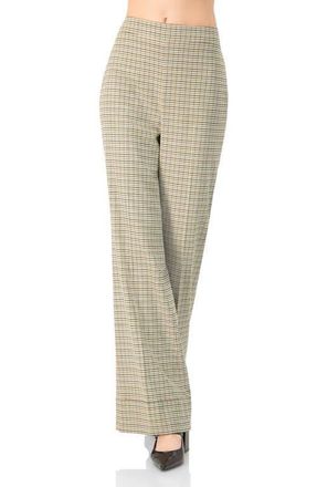 Ivonne High-Waisted Semi-Flare Trousers in Multicolor at Nordstrom, Size 12