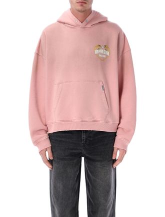 Represent Angel Border Boxy Cracked Hoodie