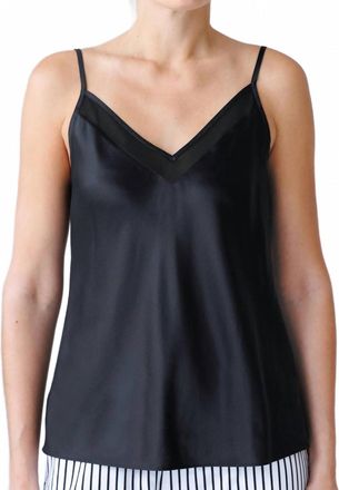 Go Silk Go Take A Peak Top In Black
