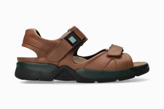 Mephisto Mens Shark Sandal In Chestnut